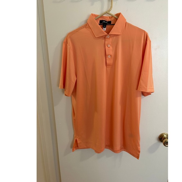 RLX Ralph Lauren Other - RLX Ralph Lauren Mens Medium Orange Performance Golf Polo Shirt Short Sleeve